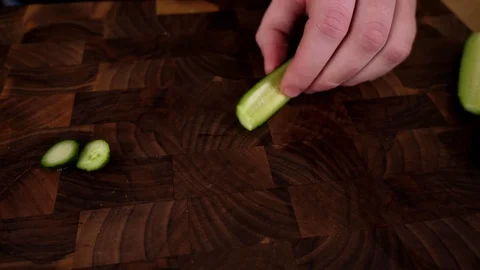 A man prepares delicious snacks Stock-Footage 128636131