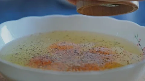 Man prepares eggs for cooking Stock Footage 163992013