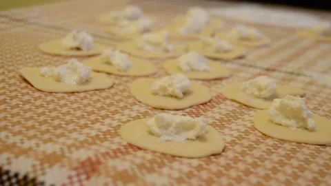 Man prepares food Stock Footage 144489557