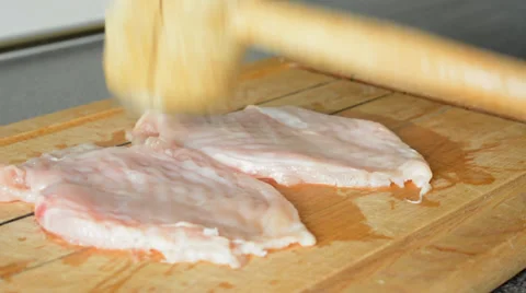 Man prepares meat Stock-Footage 37812442