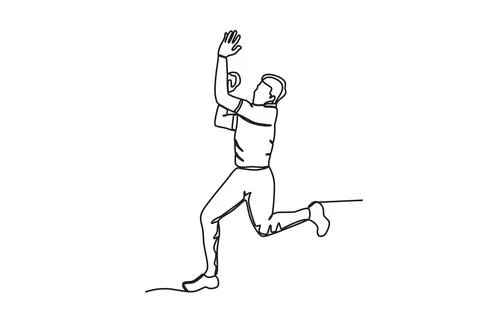 A man prepares to throw a ball Illustrazione stock