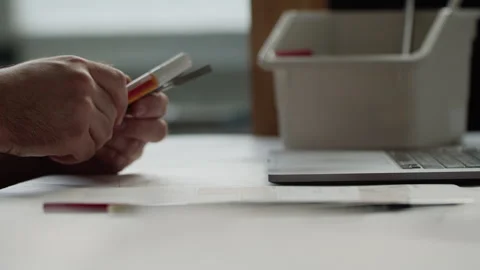 Man preparing tools for work Video stock 271561989