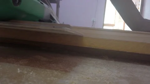 Man preparing wooden Stock Footage 221254105