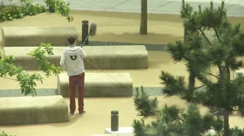 Man presenting to camera Stock Footage 12459835