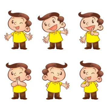 Man presenting Stock Illustration