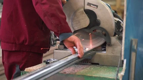 Man pressing a button on a industrial machine Stock Footage 73603231