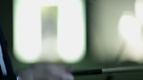 Man pretending to play drums with drum sticks Stock Footage 33004933