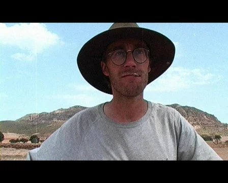Man pretending to ride Stock Footage 506236
