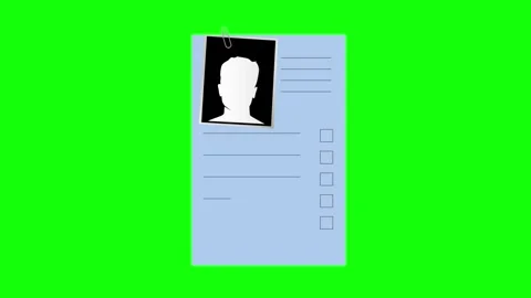 Man Professional with Face Isolated Green Screen Stock Video Video stock 337166079