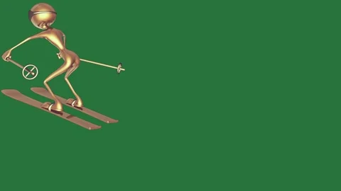 Man Professional On Green Screen Chroma Key Background Stock Footage 338017781