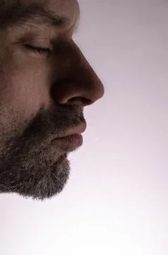 Man profile Stock Photos