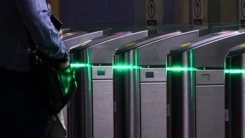 The man pulls out of the bag a map of the subway Stock Footage 111658373
