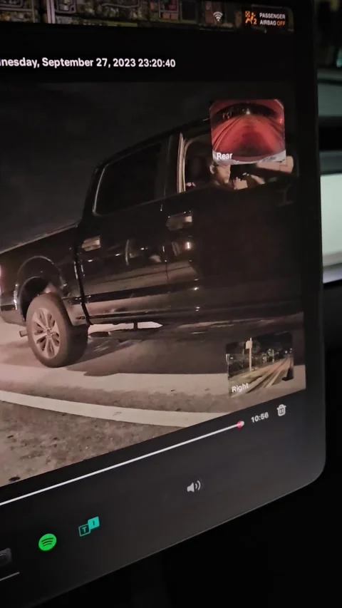 Man Pulls Out a Handgun While Stopped at a Red Light, Davie, Florida, USA - 27 S Video stock 252231796