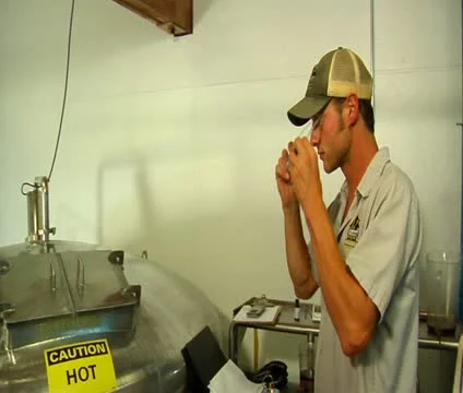 Man puts on safety glasses Stock Footage 21589552