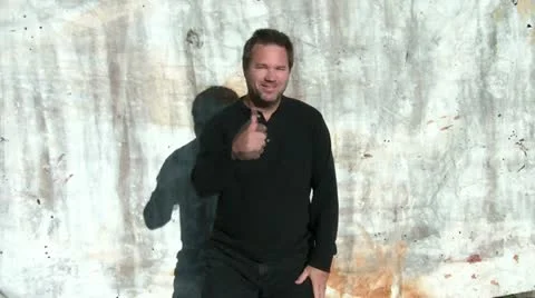 Man Puts Thumb Up Gesture 스톡 동영상 12598203