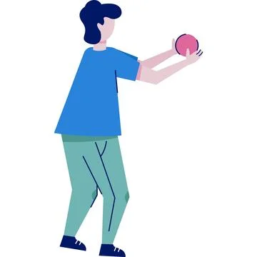 Man putting clock timer vector manage time vector Stock Illustration