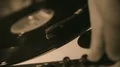Man putting vinyl record on player, person enjoying old jazz music collection HD Footage