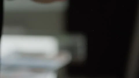 Man putting on work gloves Video stock 271549557