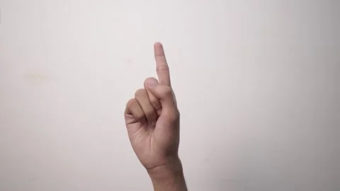 A Man Raises His Hand To Answer A Question Stock Footage 219315545