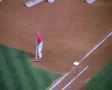 Man Raking Baseball Infield SD Footage