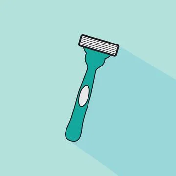 Man Razor Shaving Vector Icon Illustration Stock-Illustration