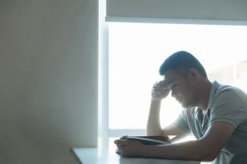 A man readding Stock Photos