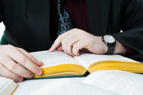Man reading a book 写真素材