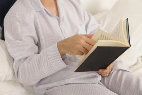 Man reading a book 写真素材