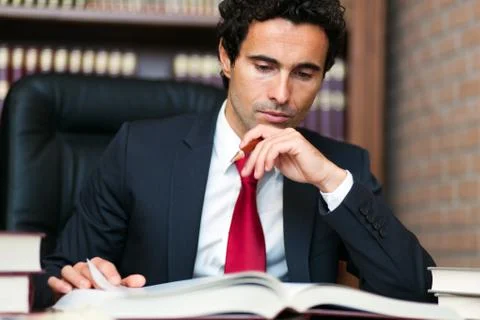 Man reading a book Stock Photos