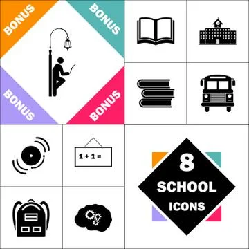 Man reading computer symbol Ilustración de archivo