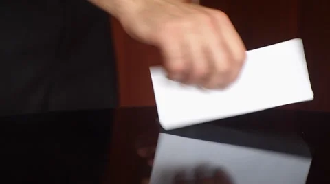 Man reading a letter Stock-Footage 35121642