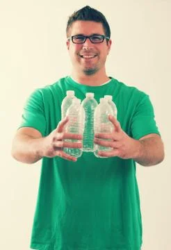 Man Recycling Stock Photos