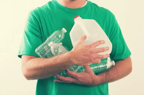 Man Recycling Stock Photos