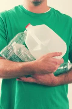 Man Recycling Stock Photos