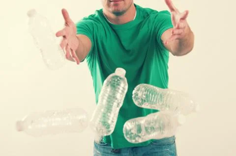Man Recycling Stock Photos