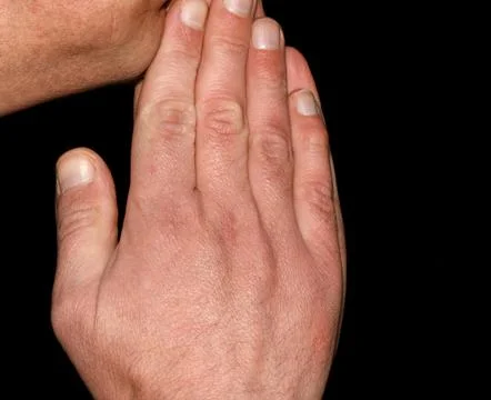 Man in reflections Stock Photos