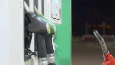 A man refueling a car Stock Footage 128829153