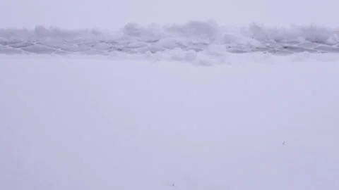 Man removes the snow with the shovel Stock Footage 147605553