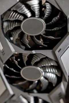 Man repairs a computer system unit, changes parts, video card and hard drive Stock Photos