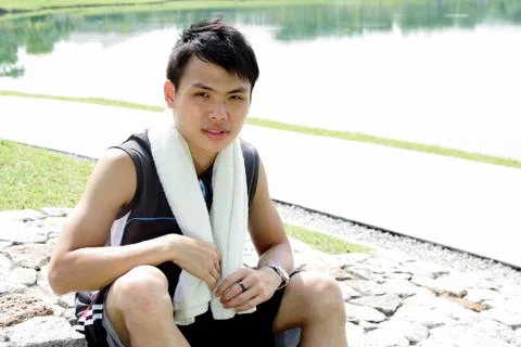 Man resting Stock Photos