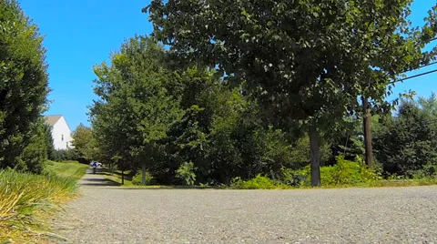 Man Rides Bicycle for Exercise Stock Footage 36135452