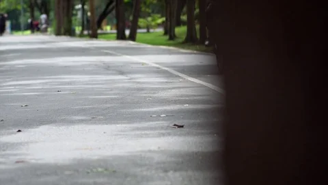 Man riding bicycle Stock Footage 69786723