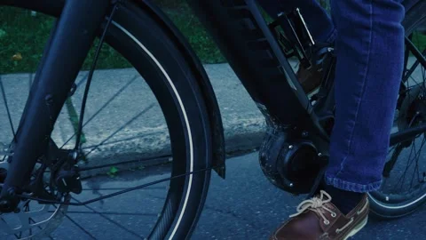 Man Riding Bicycle Stock Footage 273728804