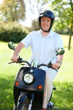 Man riding Foto stock