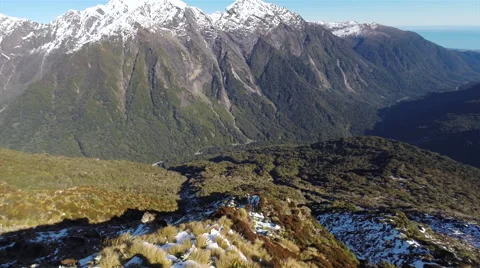 Man on rock looking for trophy animals. Stock Footage 49833332
