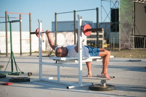 The man with the rod Stock Photos