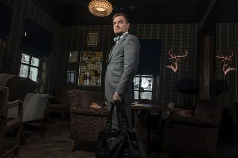 Man in the room 库存照片