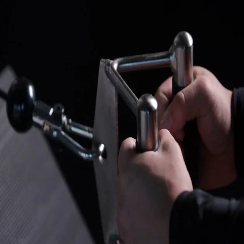 Man on Row Machine Stock Footage 69718684