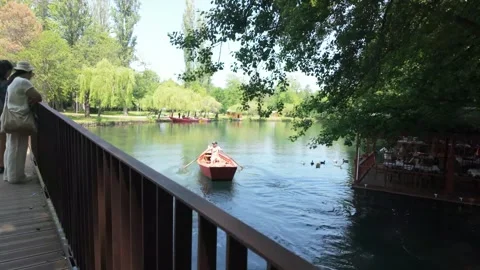 Man rowing Video stock 313558369