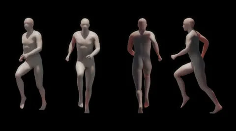 Man run Stock Footage 25844275